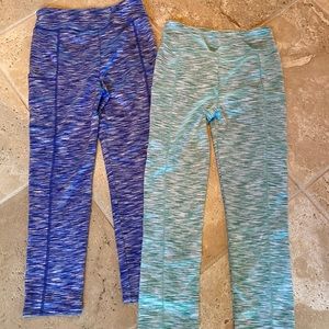 Pair of JCrew XS high rise cropped leggings